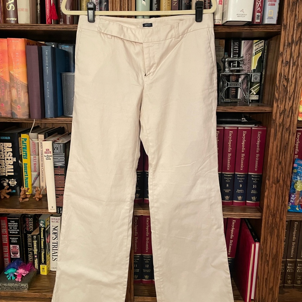 GAP Cream Chinos Comfortable Cotton Blend